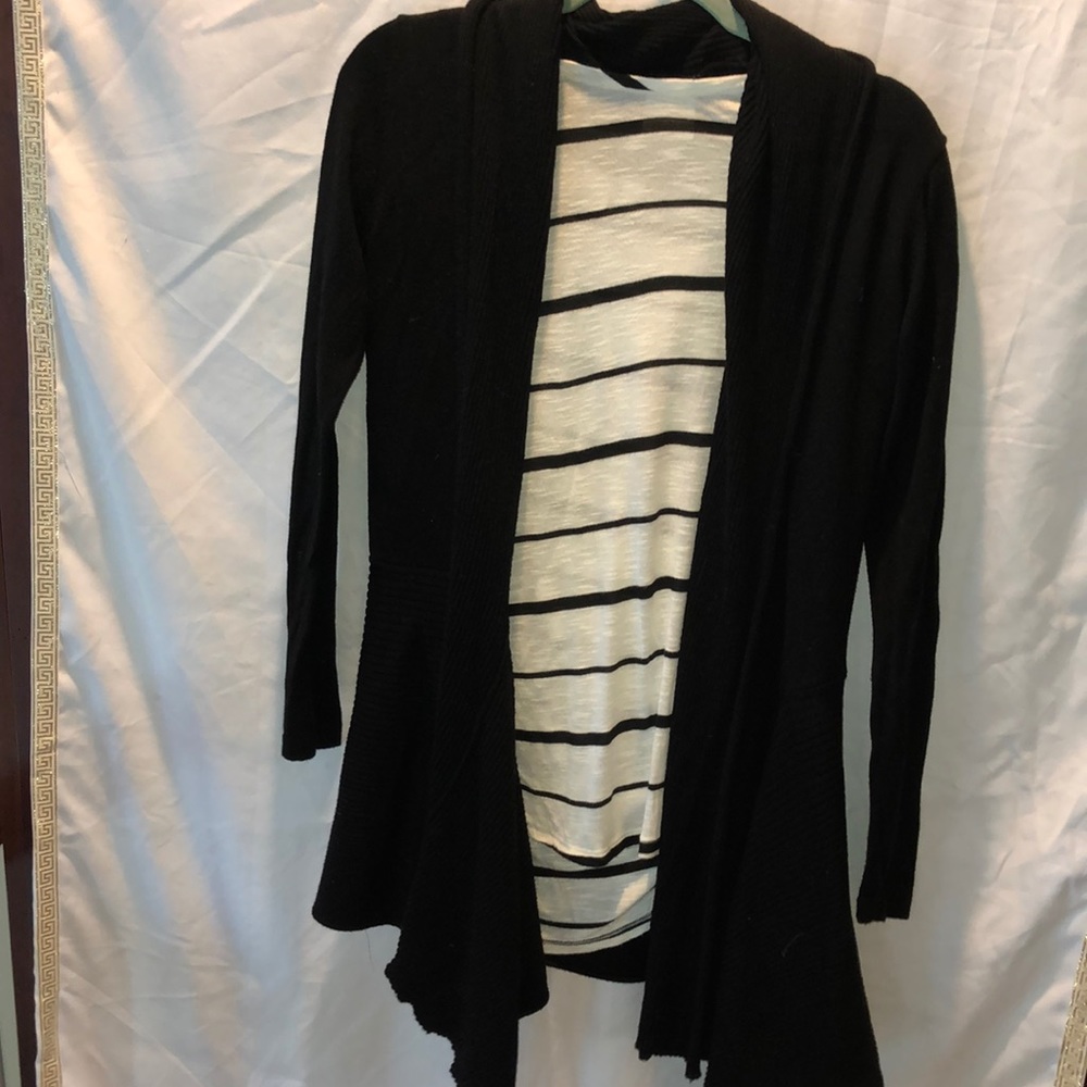 3/$10 Black Long Cardigan